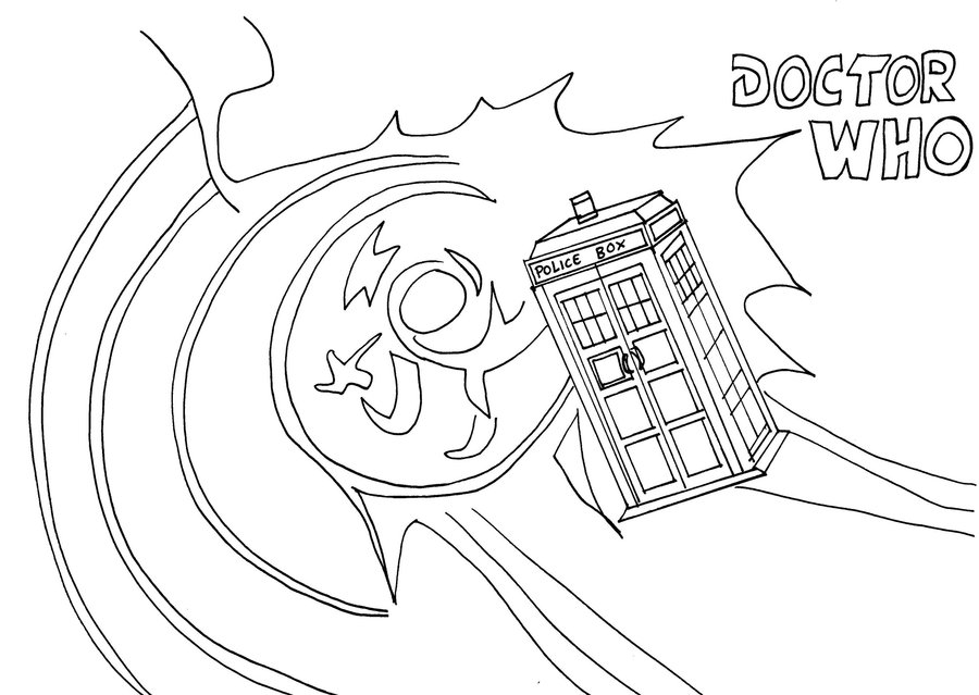 Coloring page: Doctor Who (TV Shows) #153113 - Free Printable Coloring Pages