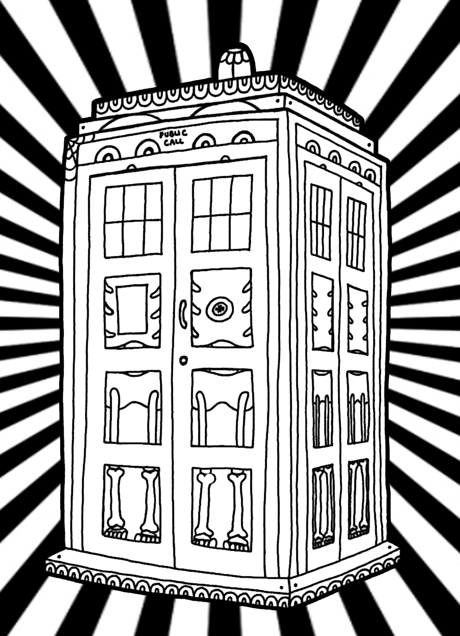 Coloring page: Doctor Who (TV Shows) #153116 - Free Printable Coloring Pages