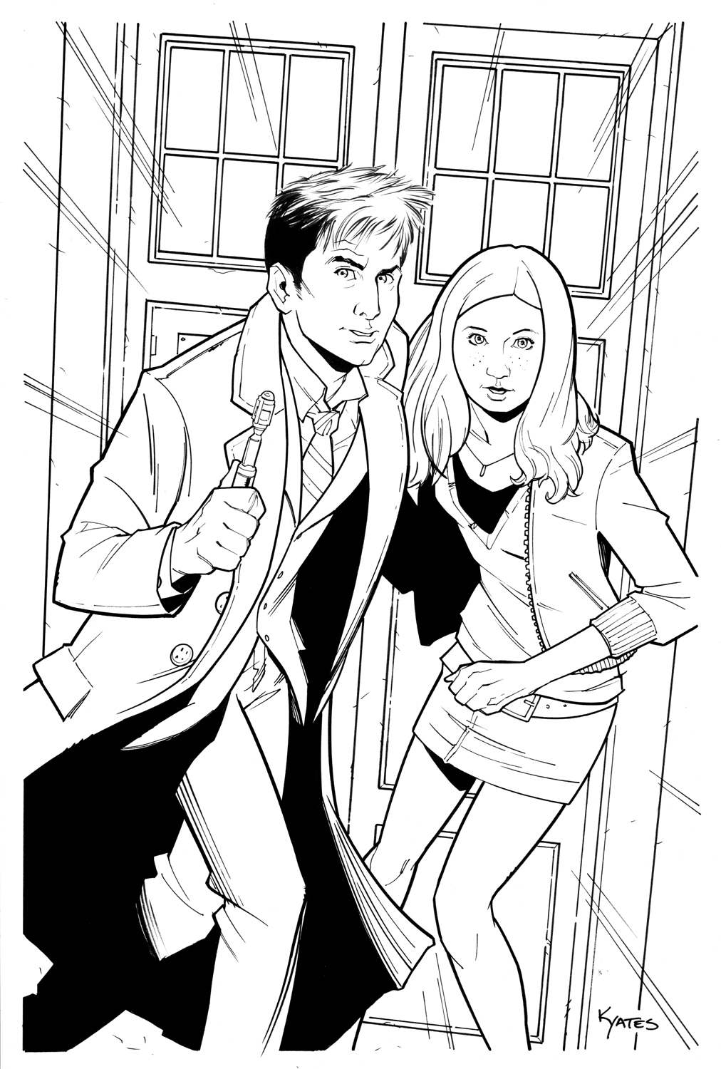 Coloring page: Doctor Who (TV Shows) #153129 - Printable coloring pages