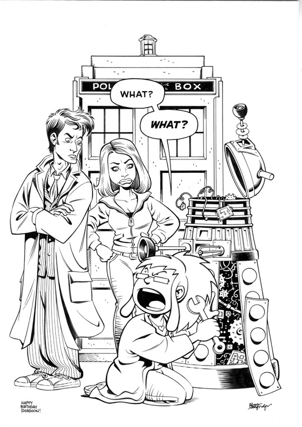 Coloring page: Doctor Who (TV Shows) #153164 - Free Printable Coloring Pages