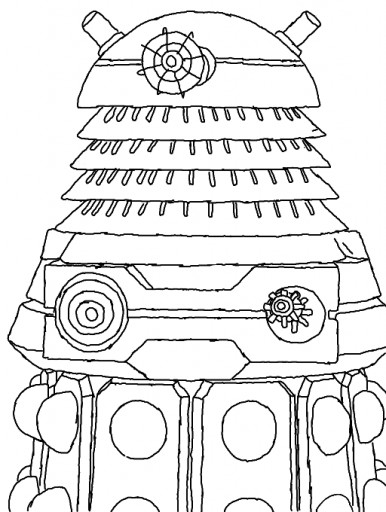 Coloring page: Doctor Who (TV Shows) #153186 - Printable coloring pages