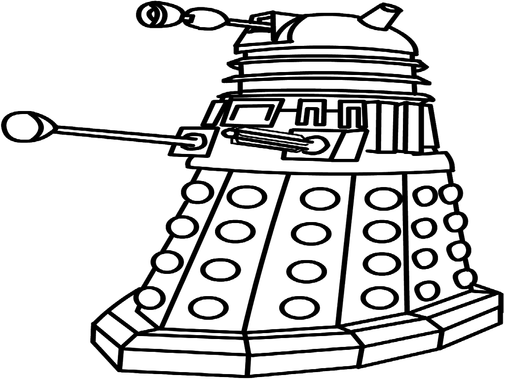 Coloring page: Doctor Who (TV Shows) #153233 - Free Printable Coloring Pages