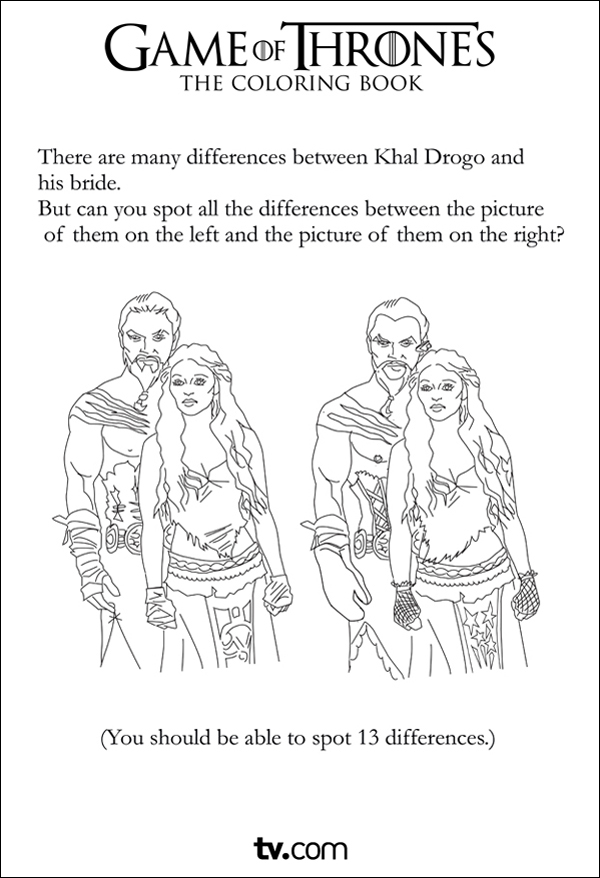 Coloring page: Game of Thrones (TV Shows) #151462 - Free Printable Coloring Pages