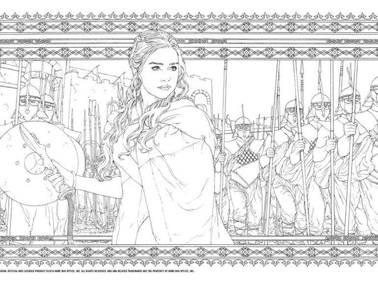 Coloring page: Game of Thrones (TV Shows) #151512 - Free Printable Coloring Pages