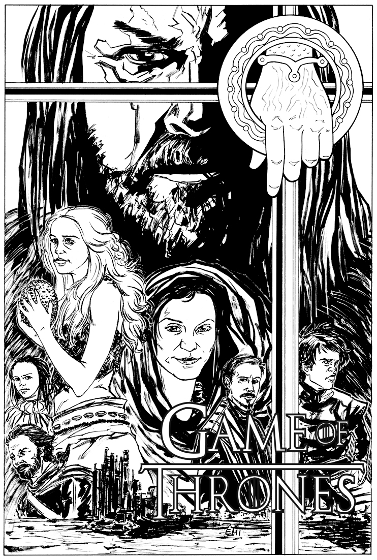 Coloring page: Game of Thrones (TV Shows) #151752 - Free Printable Coloring Pages