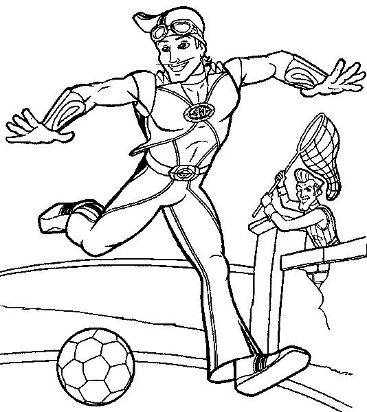 Coloring page: Lazytown (TV Shows) #150838 - Free Printable Coloring Pages
