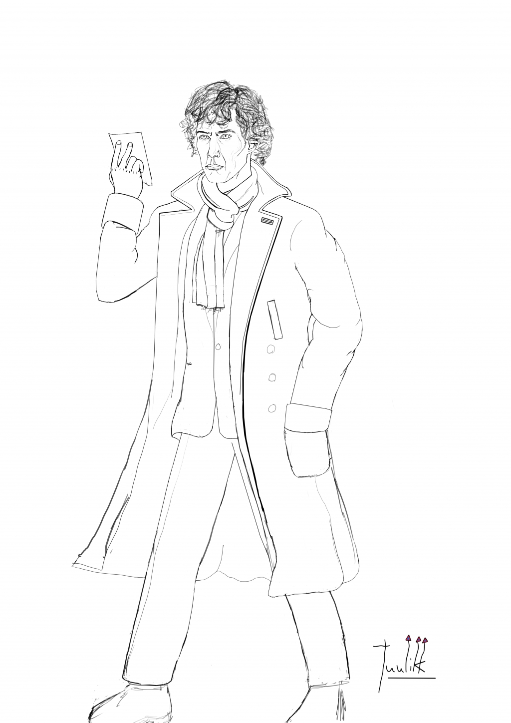 Coloring page: Sherlock (TV Shows) #153447 - Free Printable Coloring Pages