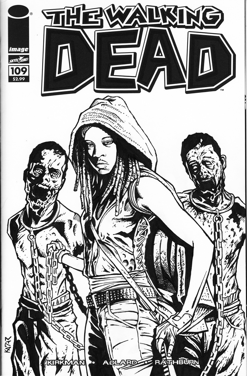 Coloring page: The Walking Dead (TV Shows) #152107 - Free Printable Coloring Pages