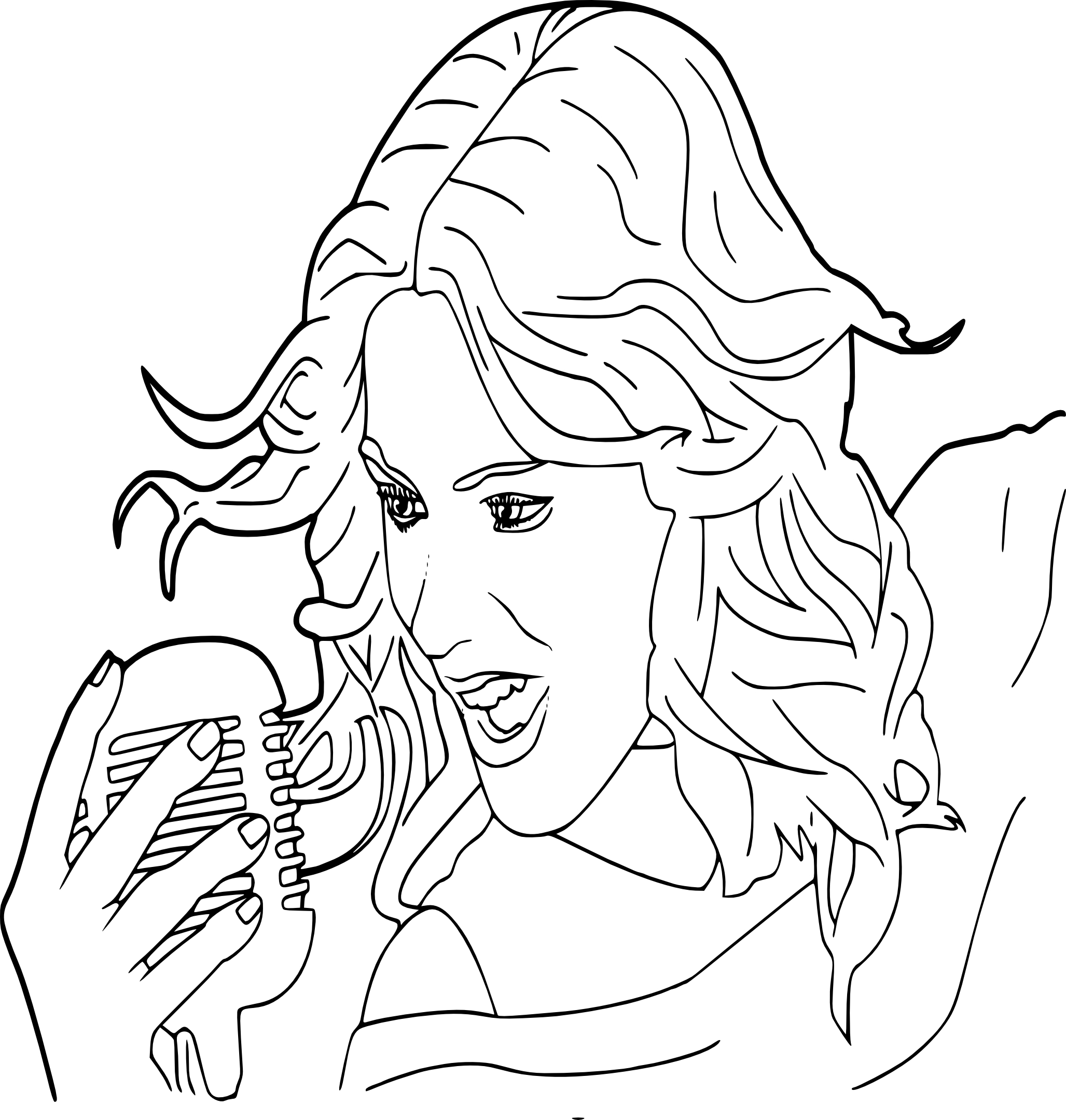 Coloring page: Violetta (TV Shows) #170444 - Free Printable Coloring Pages