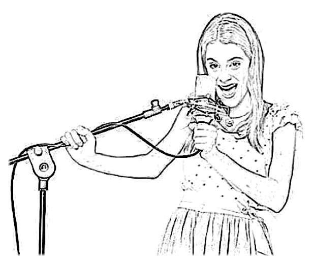 Coloring page: Violetta (TV Shows) #170450 - Free Printable Coloring Pages