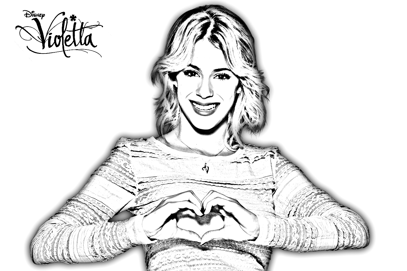 Coloring page: Violetta (TV Shows) #170455 - Free Printable Coloring Pages