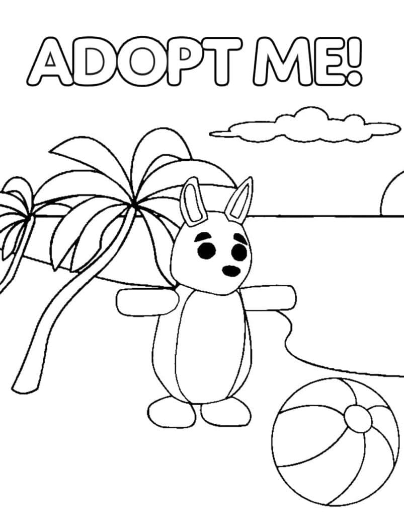 Free printable Adopt Me coloring page #174372 from Video Games collection