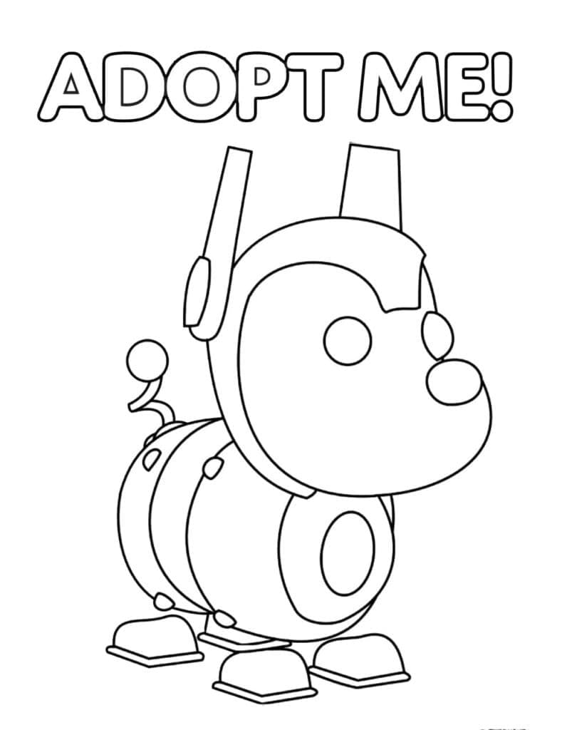 Free printable Adopt Me coloring page #174375 from Video Games collection