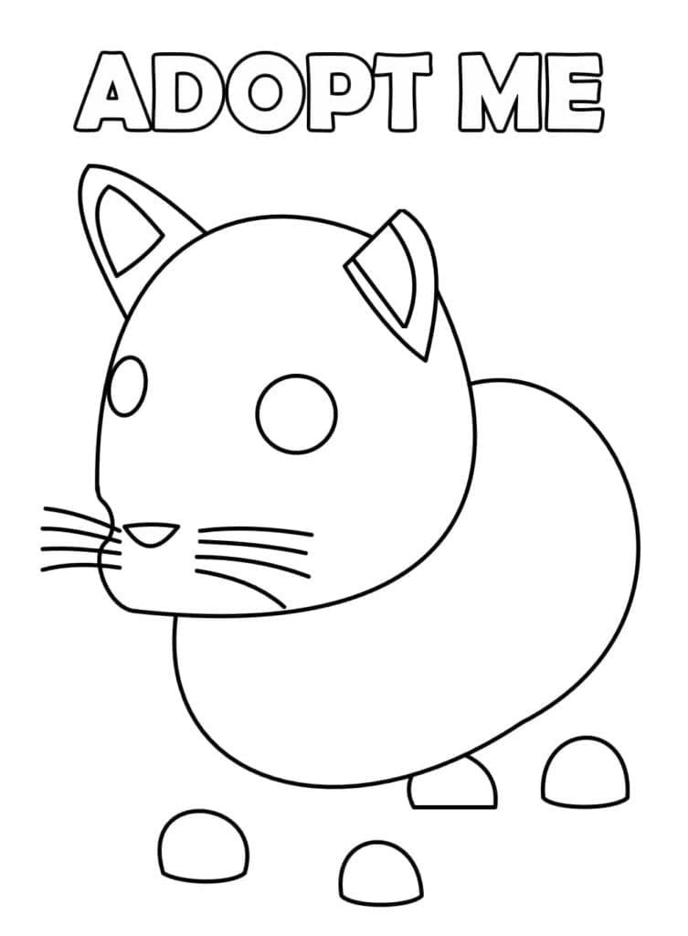 Free printable Adopt Me coloring page #174392 from Video Games collection