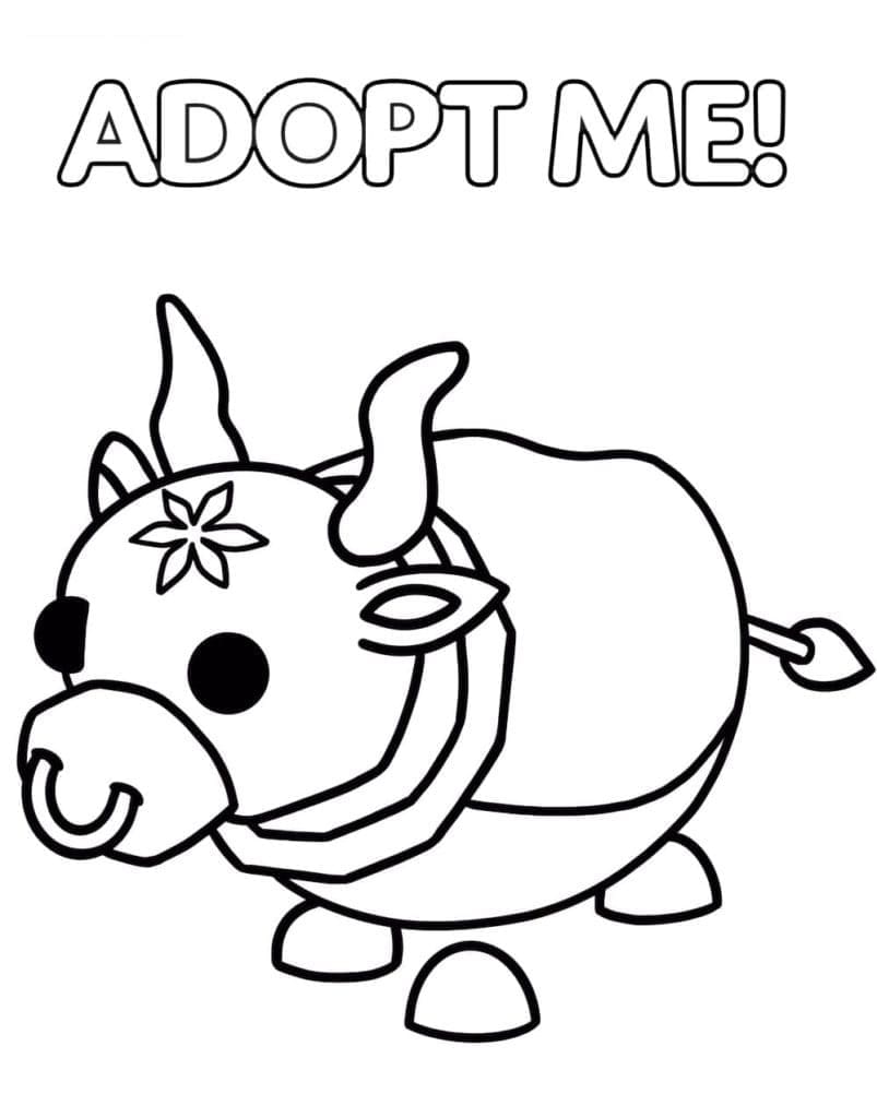Free printable Adopt Me coloring page #174394 from Video Games collection