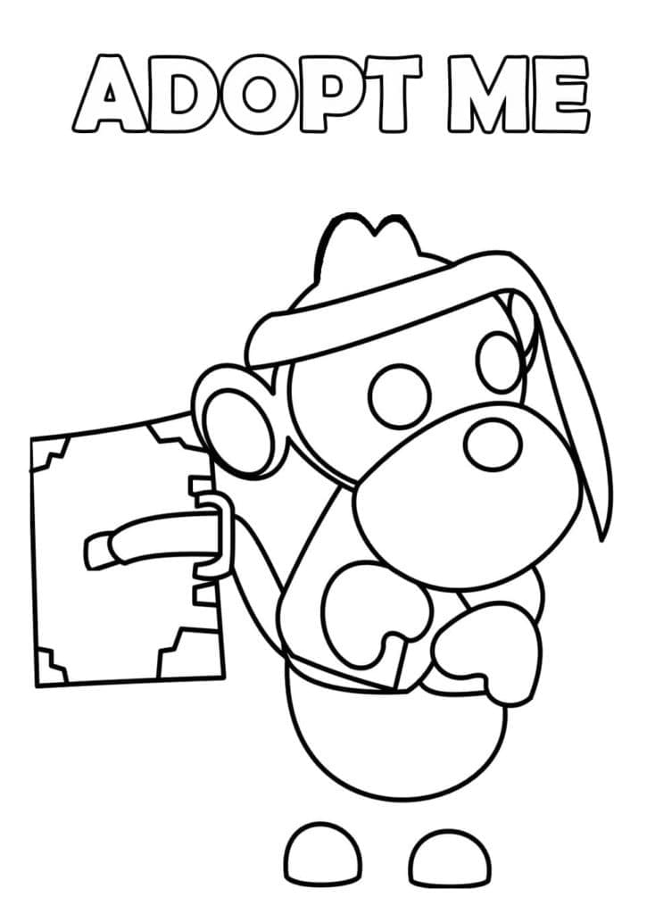 Free printable Adopt Me coloring page #174395 from Video Games collection