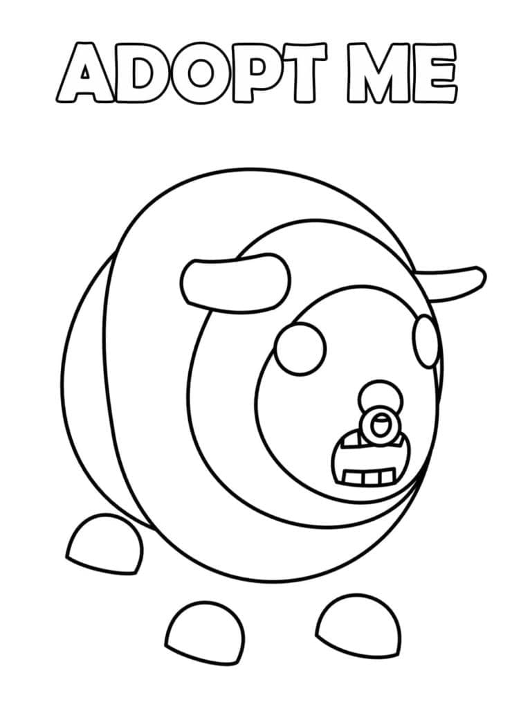 Free printable Adopt Me coloring page #174397 from Video Games collection