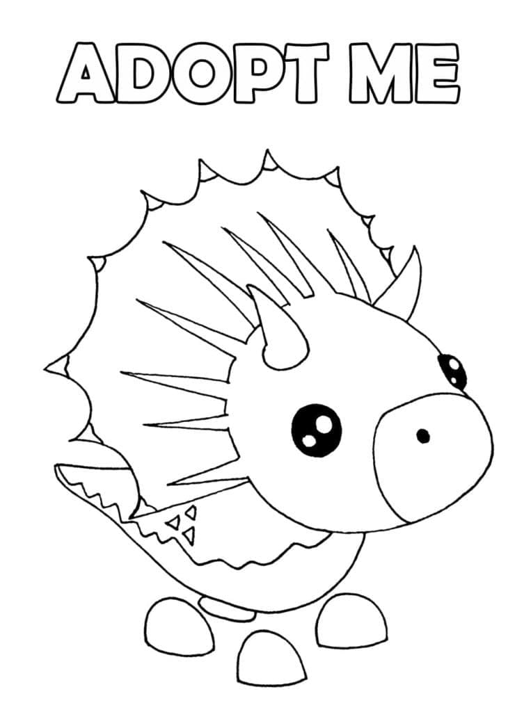 Free printable Adopt Me coloring page #174398 from Video Games collection