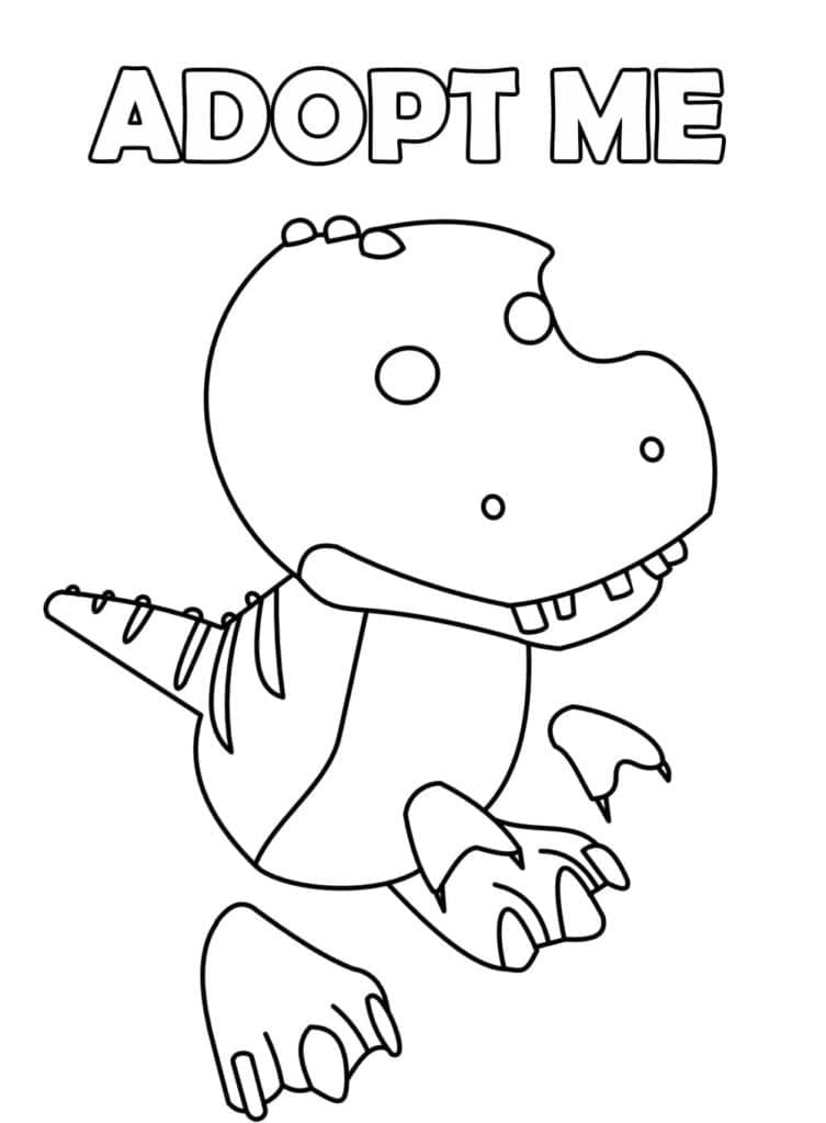 Free printable Adopt Me coloring page #174403 from Video Games collection