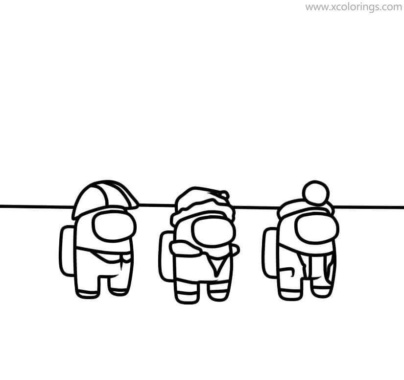 Free printable Among Us coloring page #171895 from Video Games collection