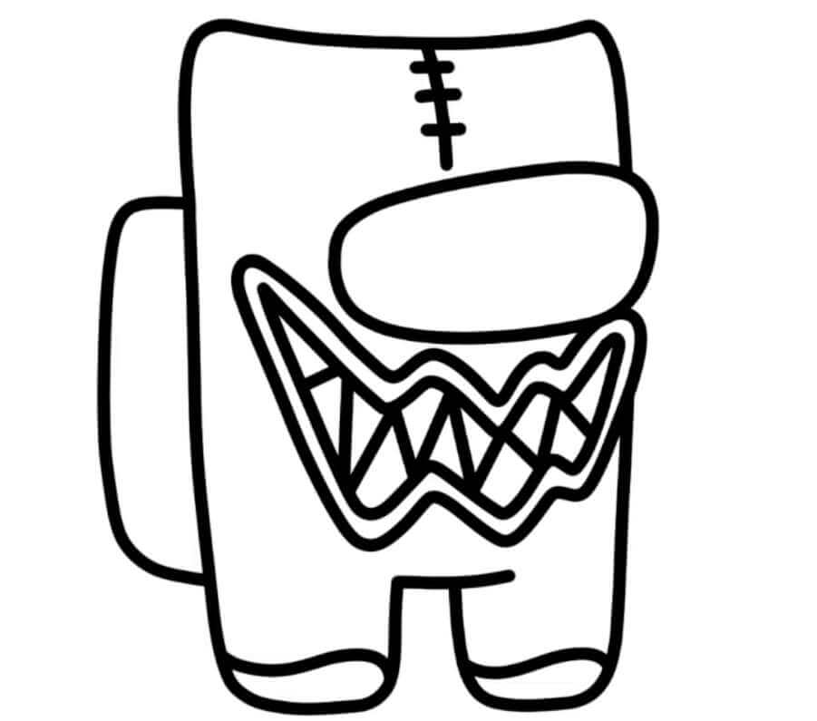 Free printable Among Us coloring page #171905 from Video Games collection