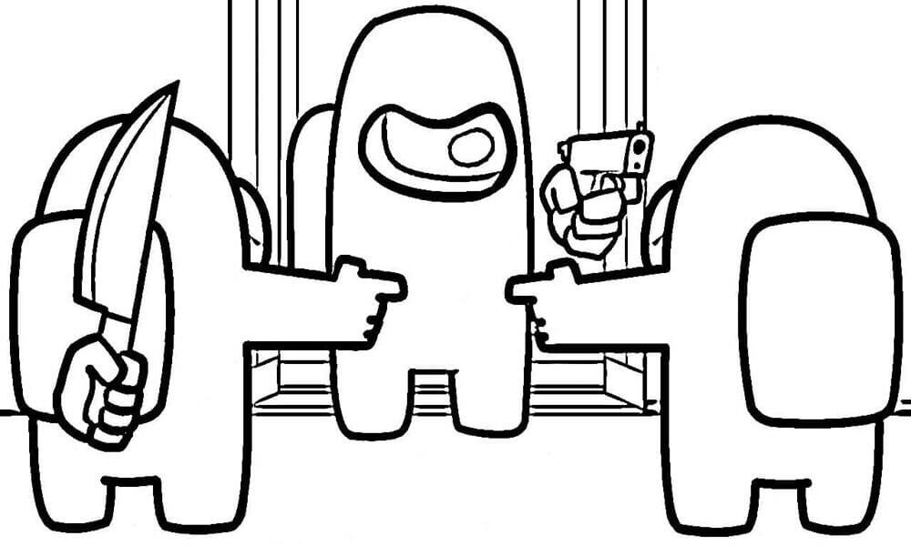Free printable Among Us coloring page #171940 from Video Games collection Free printable Among Us coloring page #171940 from Video Games collection