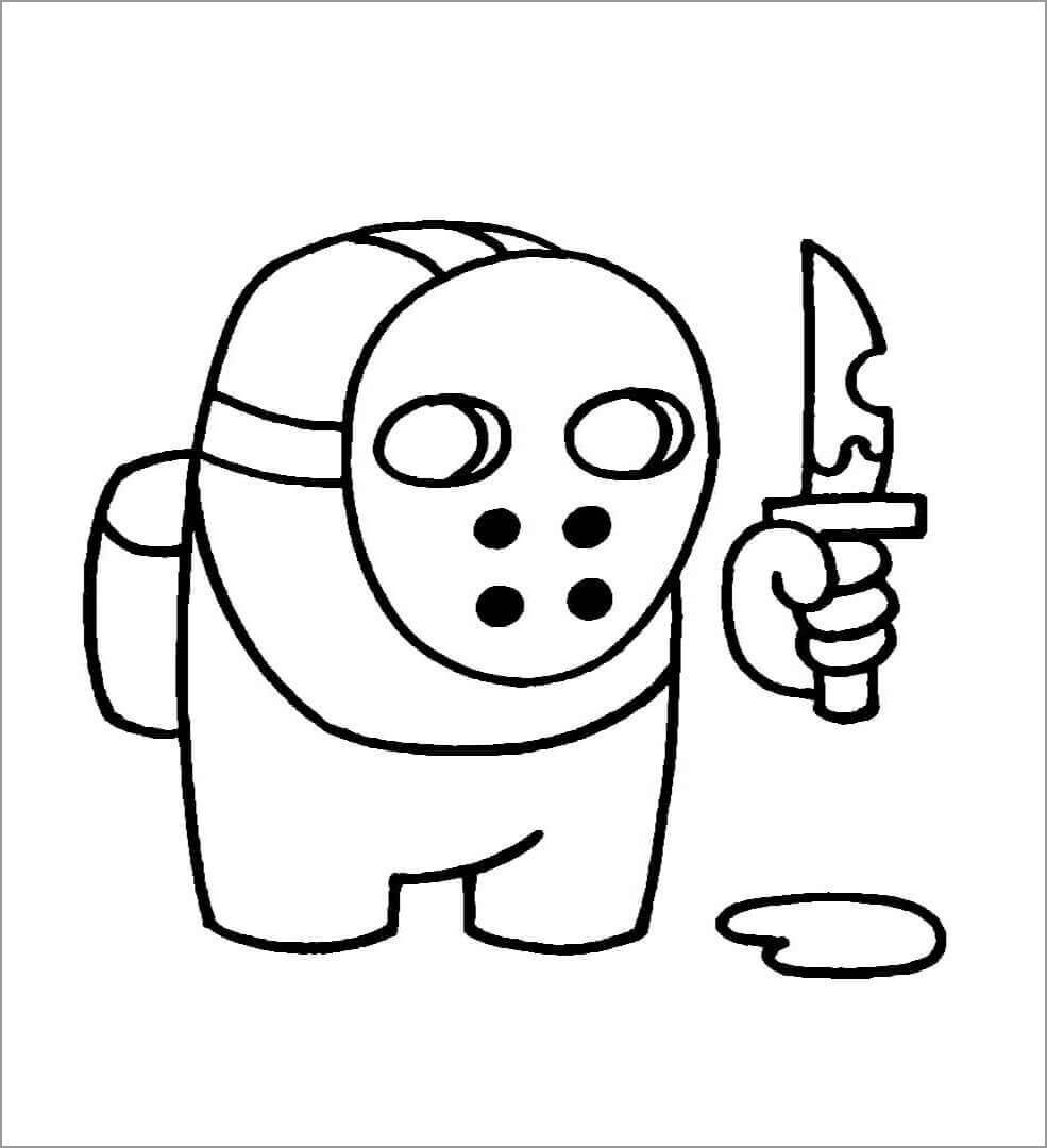 Free printable Among Us coloring page #171942 from Video Games collection Free printable Among Us coloring page #171942 from Video Games collection