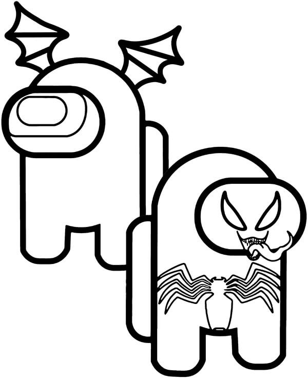 Free printable Among Us coloring page #171950 from Video Games collection