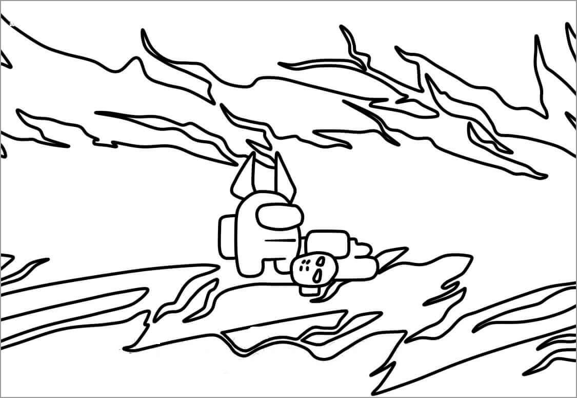 Free printable Among Us coloring page #171983 from Video Games collection