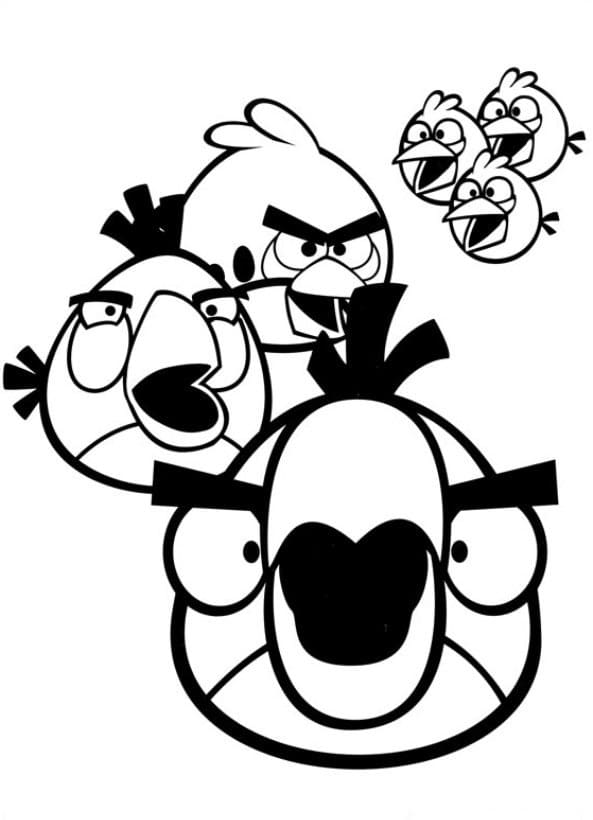Free printable Angry Birds coloring page #195696 from Video Games collection Free printable Angry Birds coloring page #195696 from Video Games collection