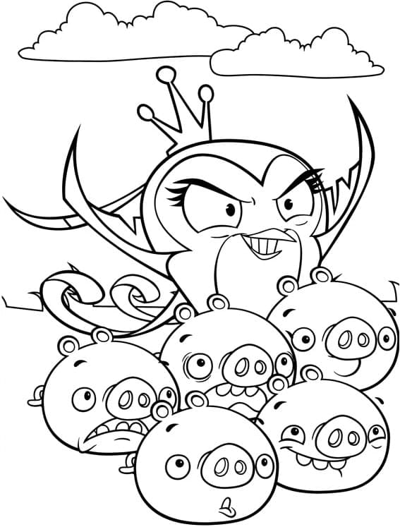 Free printable Angry Birds coloring page #195713 from Video Games collection