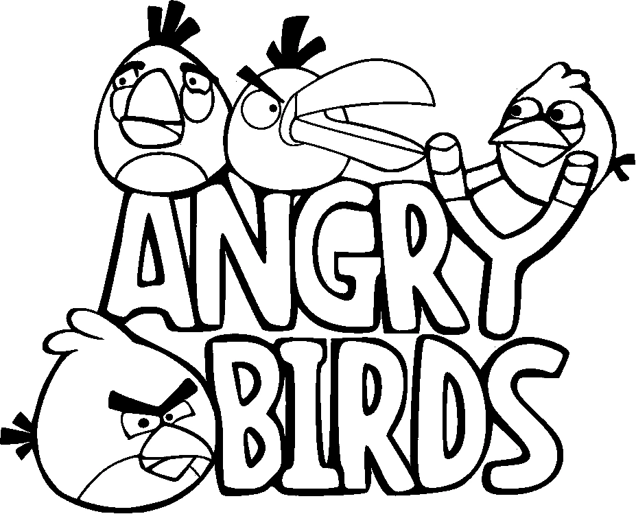 Free printable Angry Birds coloring page #25025 from Video Games collection