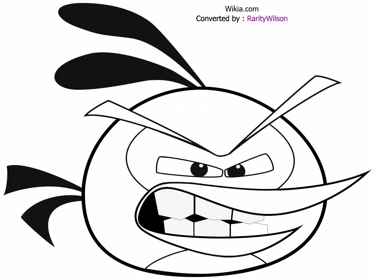 Coloring page: Angry Birds (Video Games) #25032 - Free Printable Coloring Pages