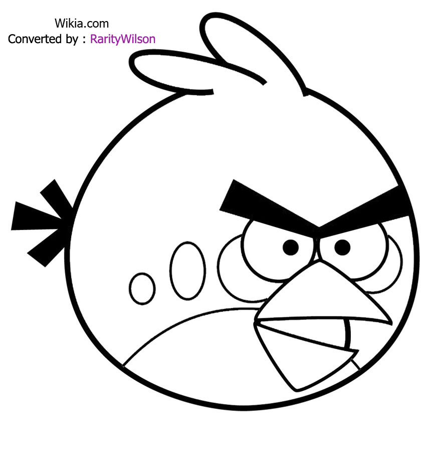 Coloring page: Angry Birds (Video Games) #25034 - Free Printable Coloring Pages