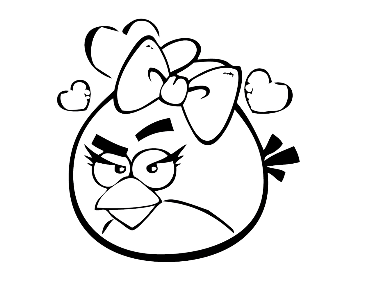 Free printable Angry Birds coloring page #25037 from Video Games collection