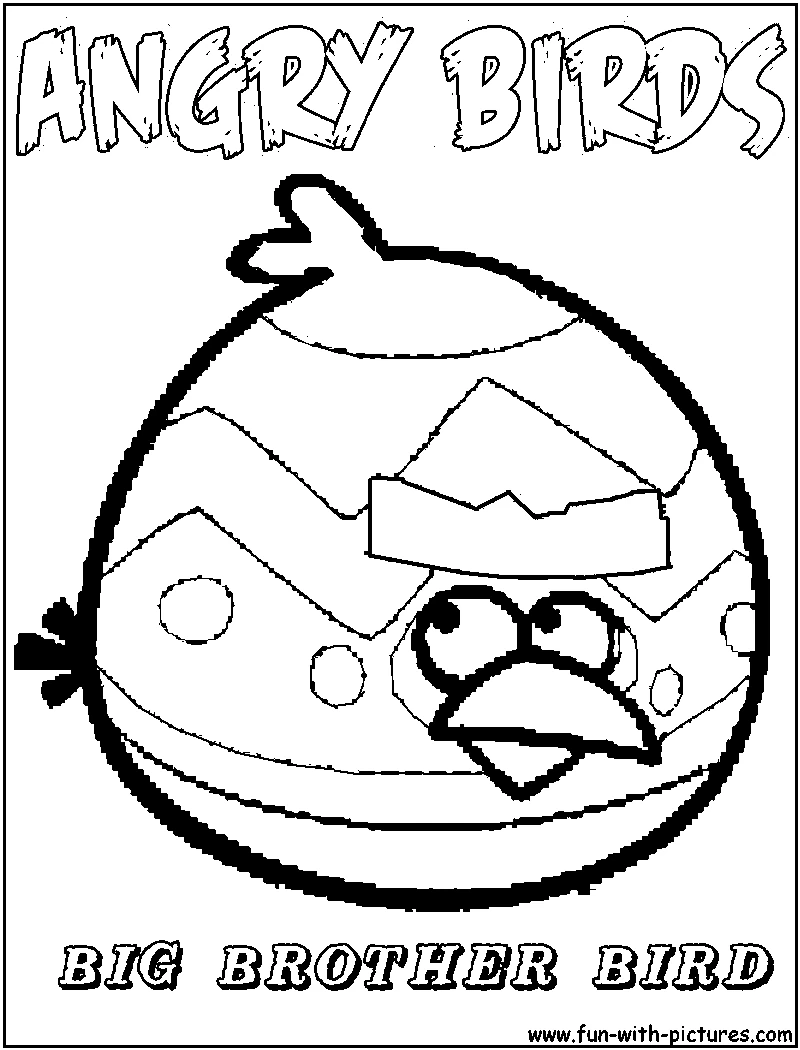 Free printable Angry Birds coloring page #25079 from Video Games collection