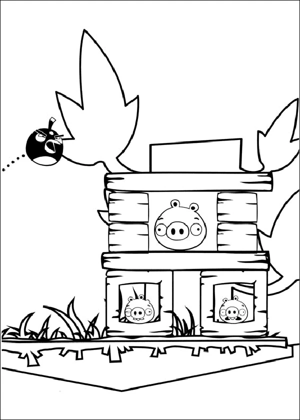 Free printable Angry Birds coloring page #25088 from Video Games collection