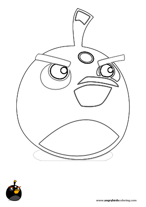 Free printable Angry Birds coloring page #25140 from Video Games collection Free printable Angry Birds coloring page #25140 from Video Games collection