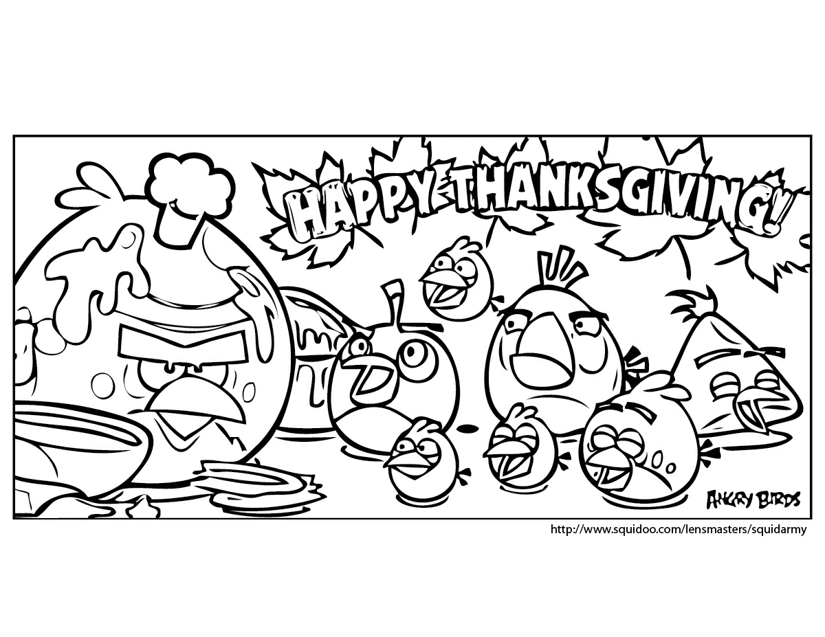 Free printable Angry Birds coloring page #25147 from Video Games collection
