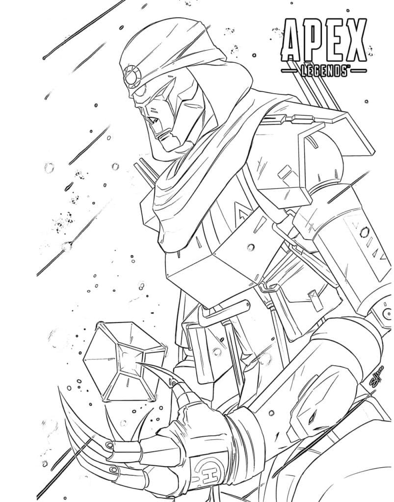 Free printable Apex Legends coloring page #184326 from Video Games collection