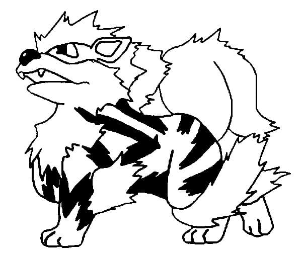 Free printable Arcanine coloring page #181814 from Video Games collection