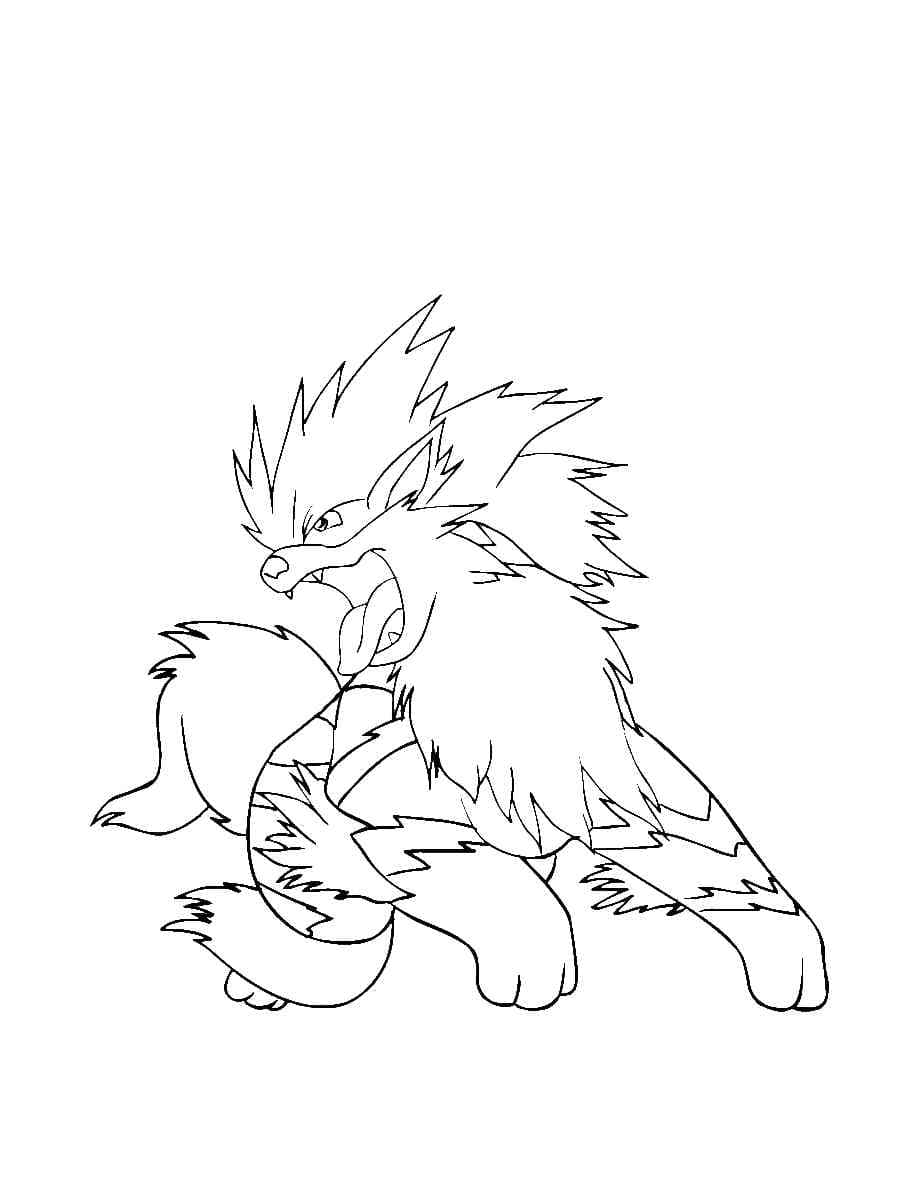 Free printable Arcanine coloring page #181818 from Video Games collection