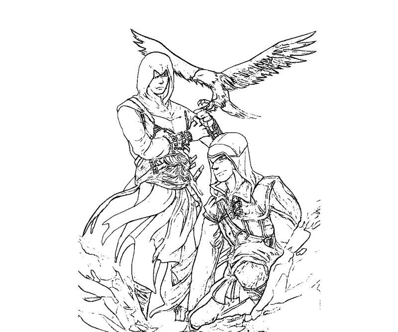 Coloring page: Assassin's Creed (Video Games) #111926 - Printable coloring pages