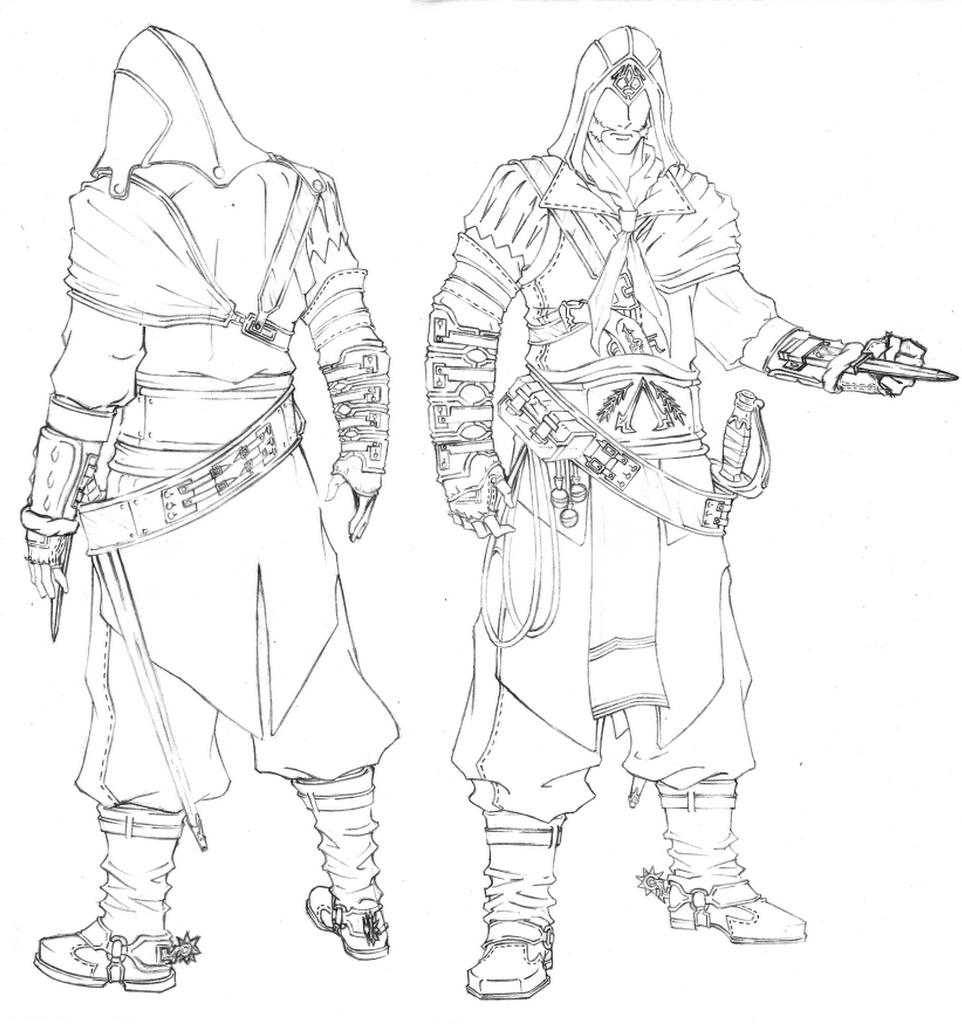 Coloring page: Assassin's Creed (Video Games) #111965 - Free Printable Coloring Pages