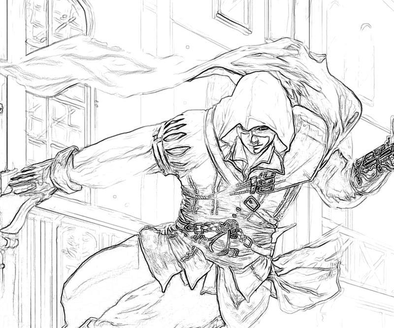 Coloring page: Assassin's Creed (Video Games) #111976 - Free Printable Coloring Pages