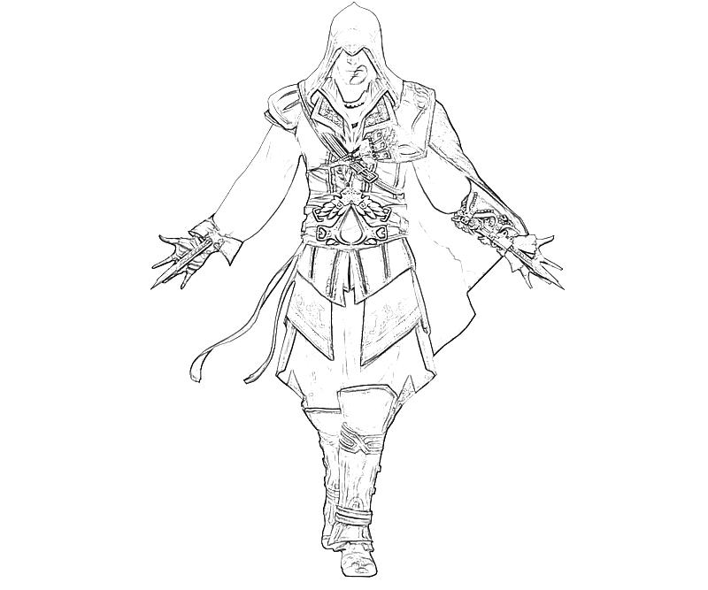 Assassin S Creed 111989 Video Games Free Printable Coloring Pages