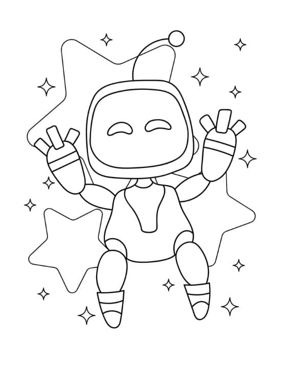 Free printable Astro Bot coloring page #221839 from Video Games collection