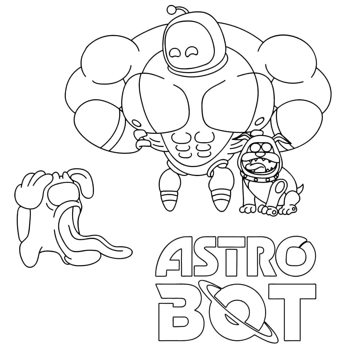 Free printable Astro Bot coloring page #221841 from Video Games collection Free printable Astro Bot coloring page #221841 from Video Games collection