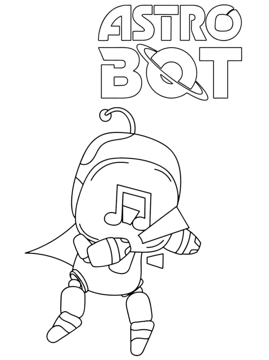 Free printable Astro Bot coloring page #221842 from Video Games collection