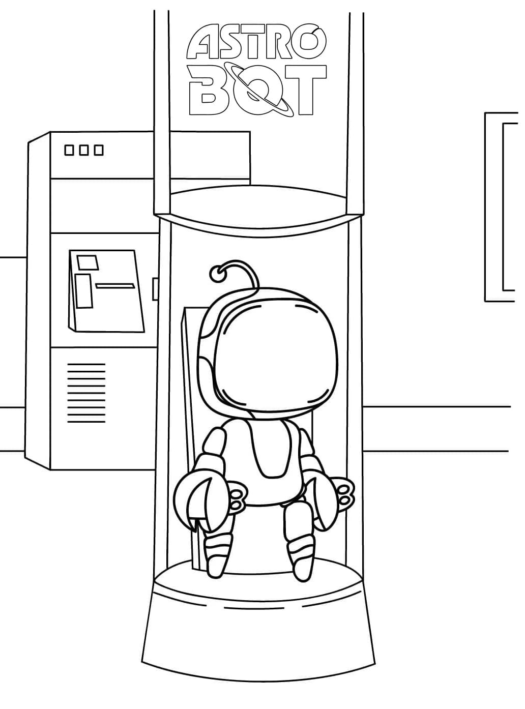 Free printable Astro Bot coloring page #221851 from Video Games collection Free printable Astro Bot coloring page #221851 from Video Games collection